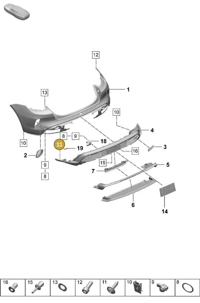 9A700751700 — Porsche Taycan Sport Turismo (2023-2025) diagram p64802510, position 11