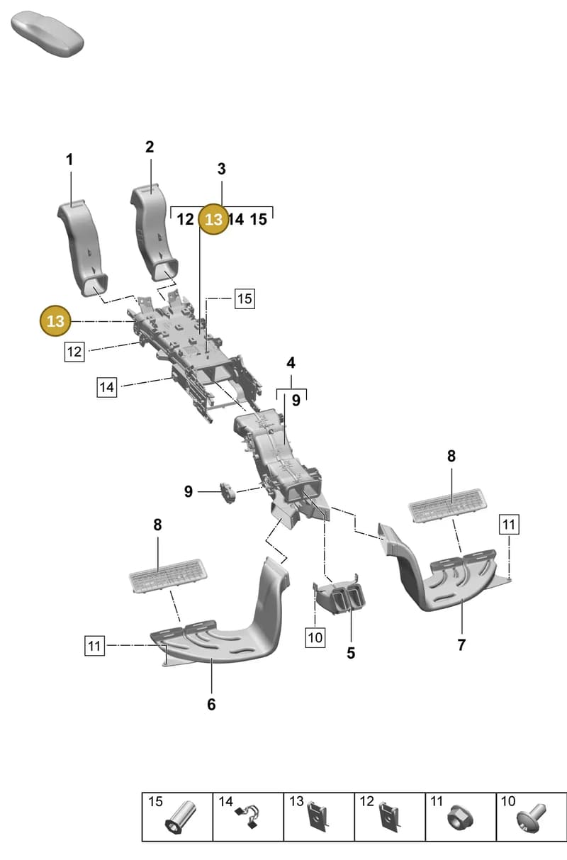 9A700762400 — Porsche Taycan Sport Turismo (2023-2025) diagram p64813200, position 13