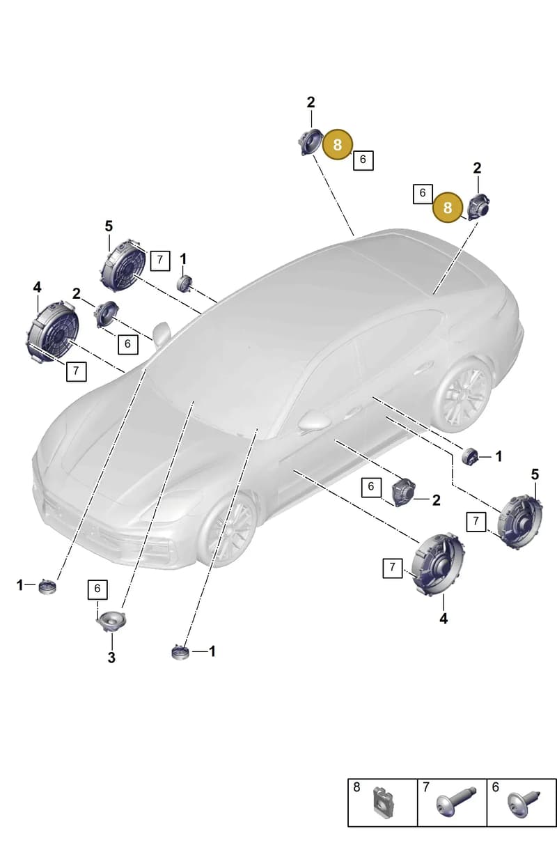 9A700765000 — Porsche Panamera (2023-2025) diagram p62914100, position 8