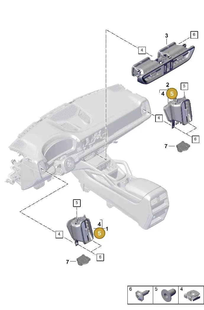 9A700783100 — Porsche Cayenne Coupe (2023-2023) diagram p60809060, position 5