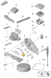 9A700784400 Porsche Operating Rod