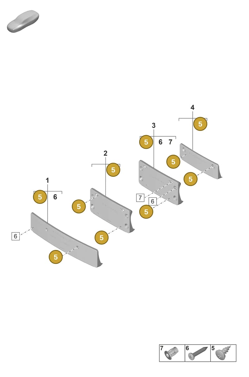 9A700788200 — Porsche 911 (2021-2022) diagram p59802300, position 5