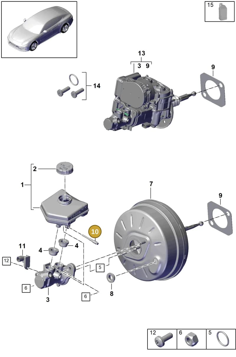 9A700791600 — Porsche Panamera (2016-2020) diagram p49604000, position 10