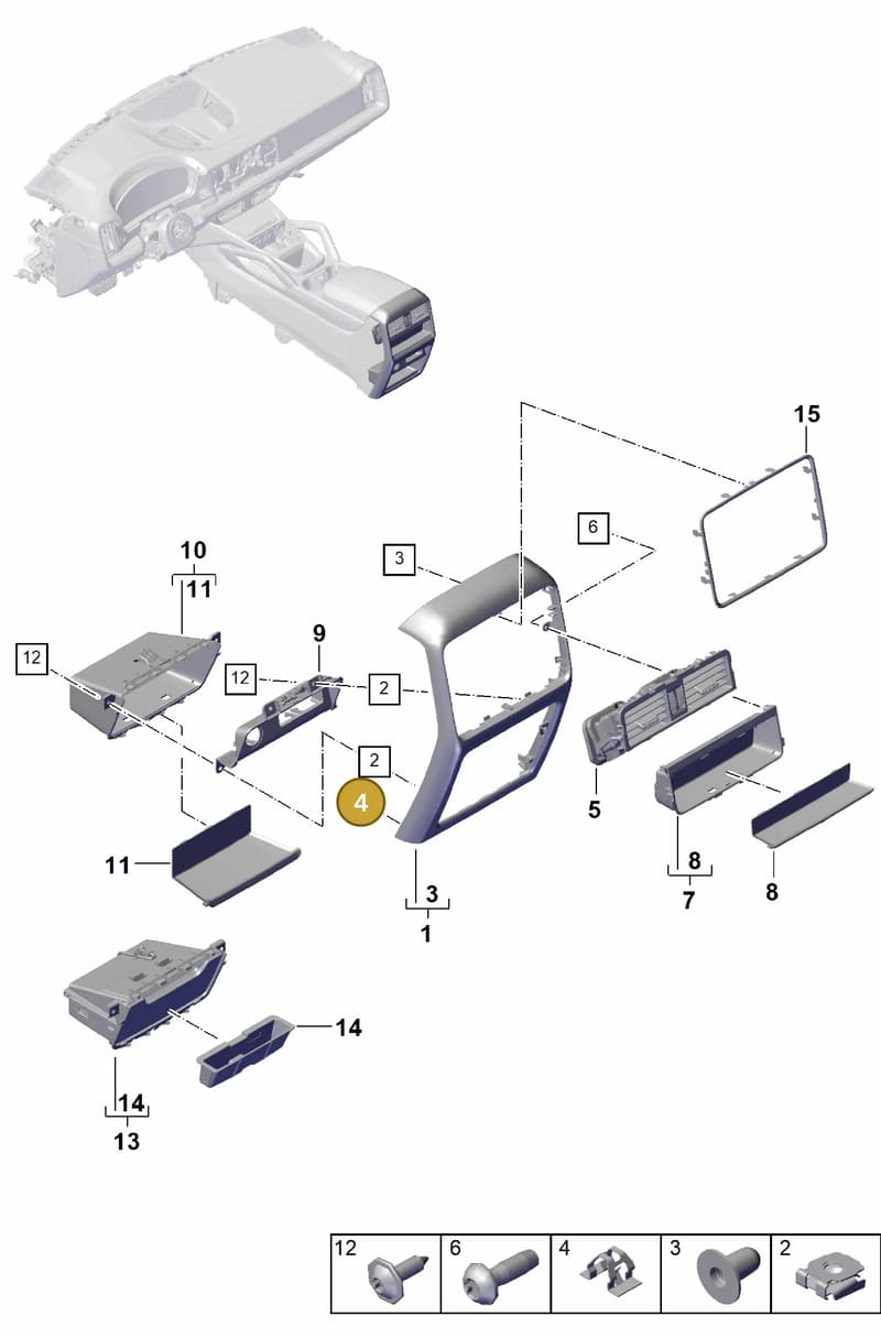 9A700803100 — Porsche Cayenne Coupe (2023-2023) diagram p60809400, position 4