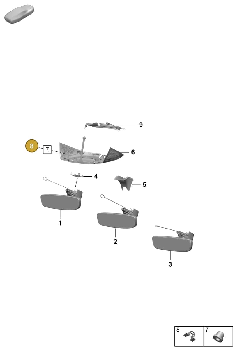 9A700803100 — Porsche Macan (2024-2024) diagram p61809600, position 8