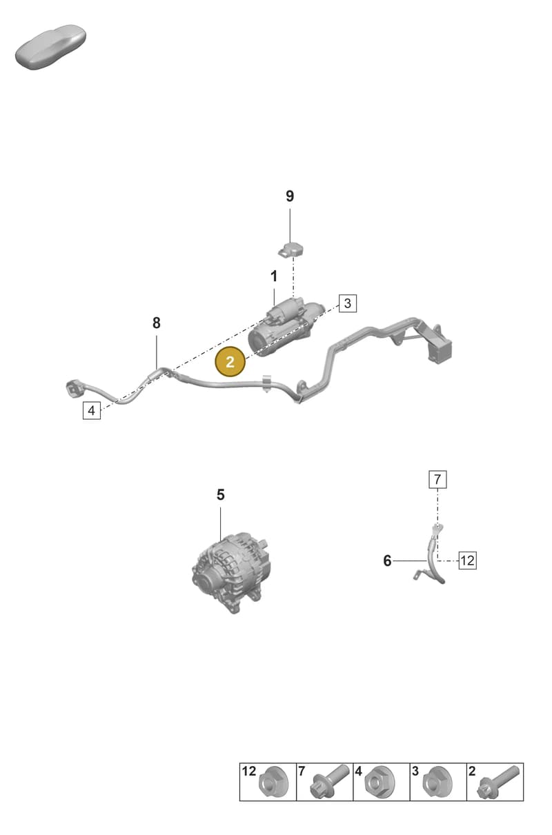 9A700815900 — Porsche 911 (2021-2022) diagram p59902050, position 2