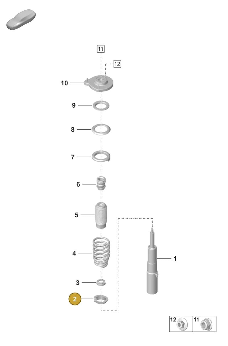 9A700835200 — Porsche 911 (2020-2022) diagram p53402000, position 2
