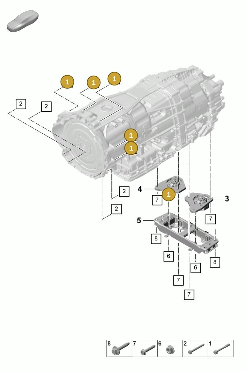 9A700839600 — Porsche Panamera (2020-2023) diagram p58306000, position 1