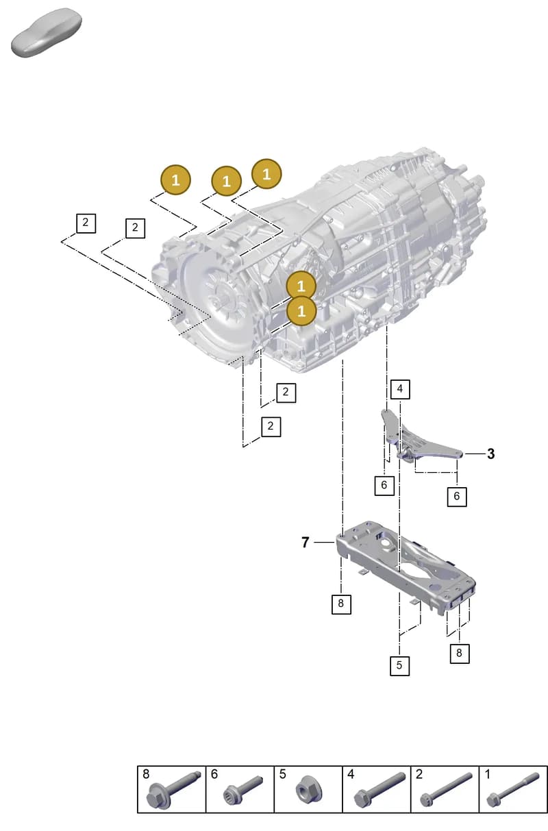 9A700839600 — Porsche Panamera (2023-2025) diagram p62306000, position 1