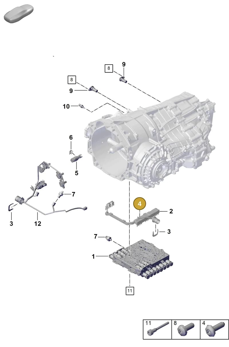 9A700852300 — Porsche 911 (2024-2025) diagram p63302170, position 4