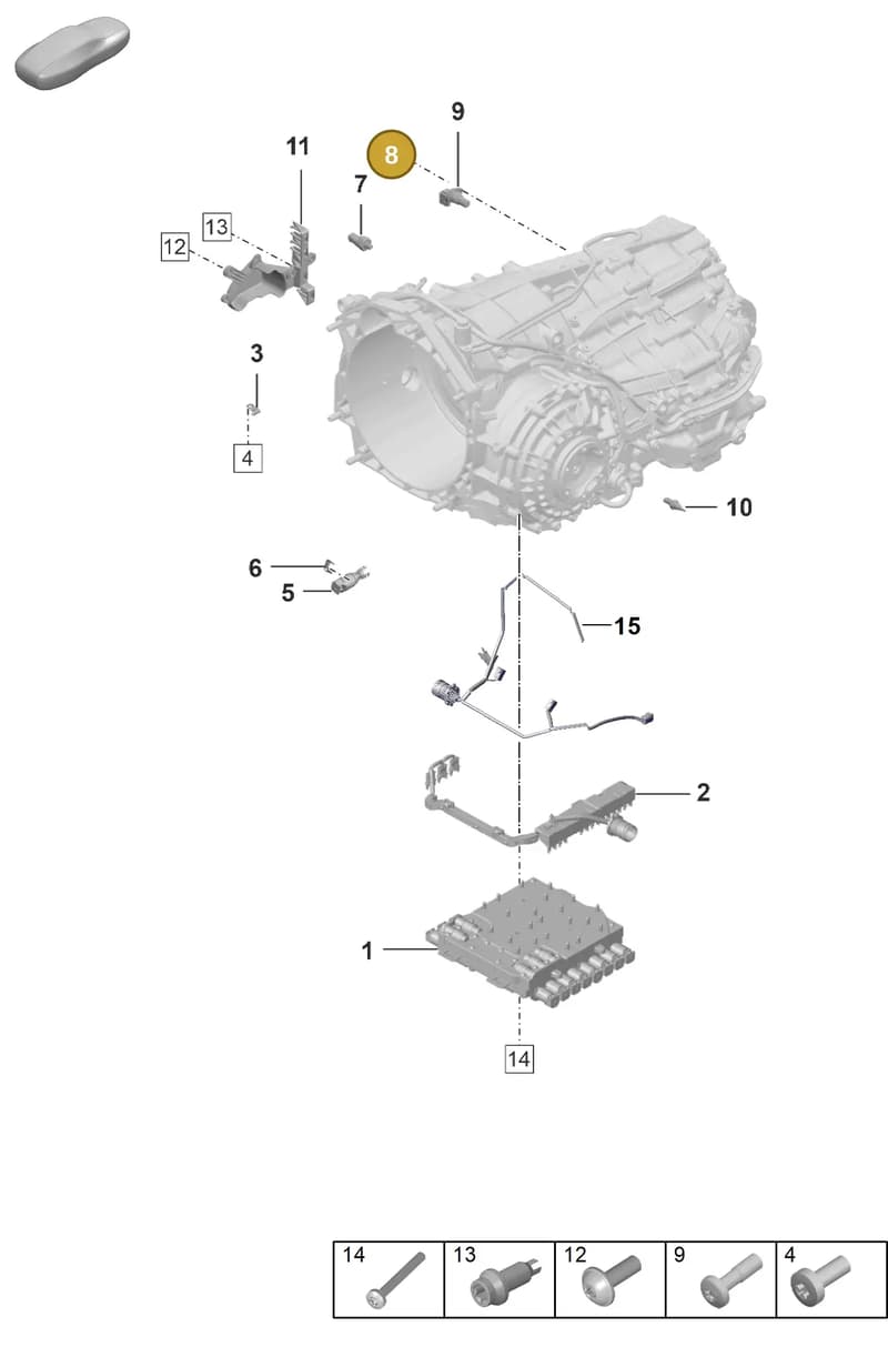9A700855200 — Porsche 911 (2024-2025) diagram p53302120, position 8