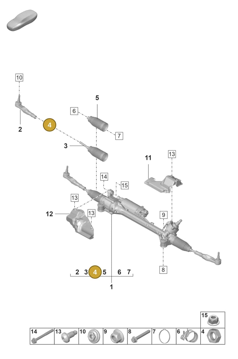 9A700857100 — Porsche Panamera (2020-2023) diagram p58403000, position 4