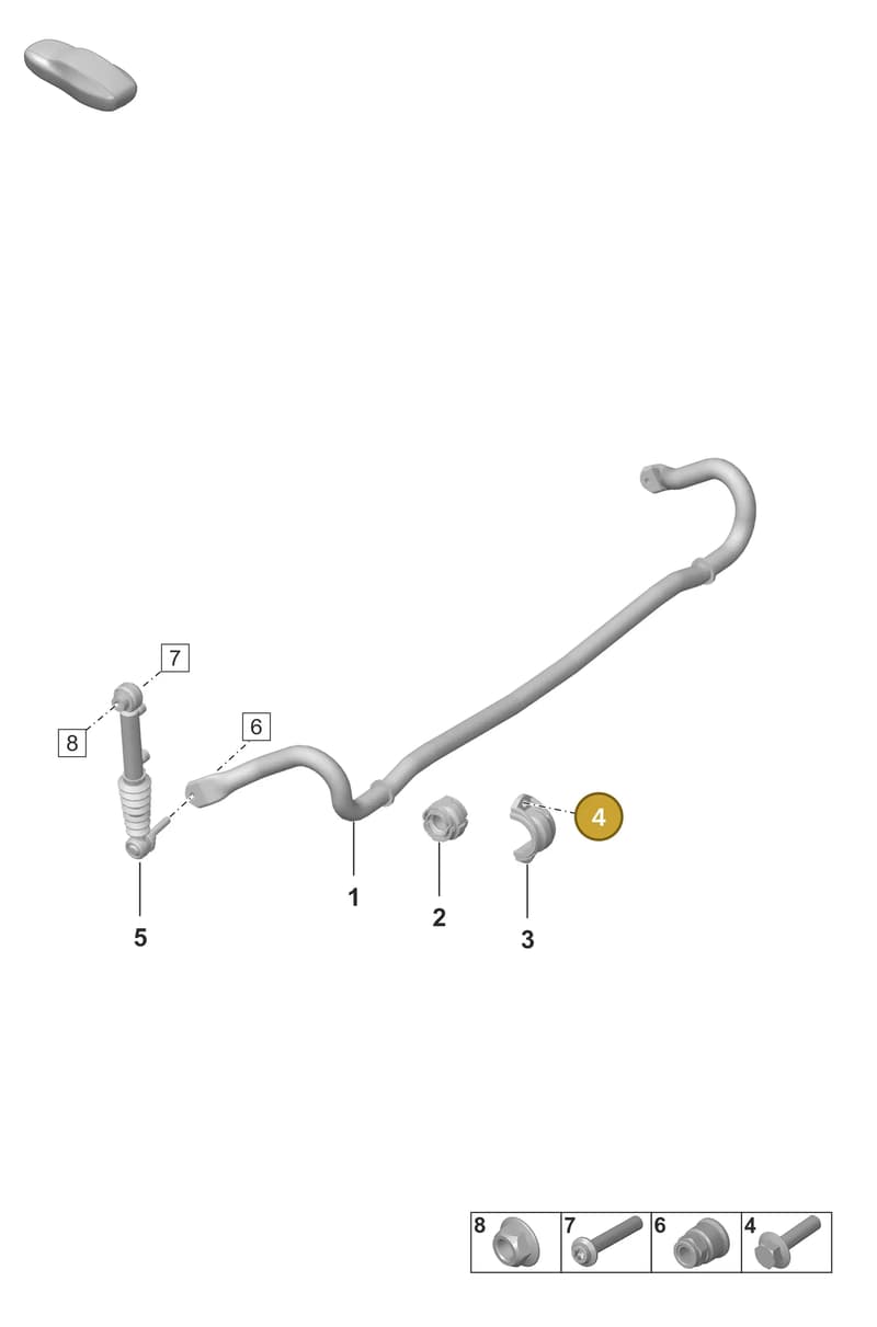 9A700861500 — Porsche 911 (2024-2025) diagram p53501050, position 4