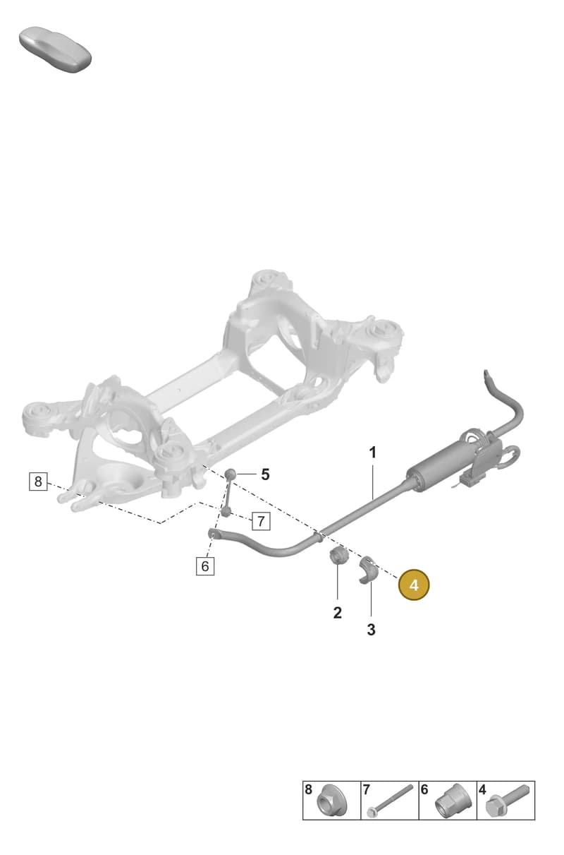 9A700861500 — Porsche Taycan Sport Turismo (2019-2024) diagram p56501300, position 4