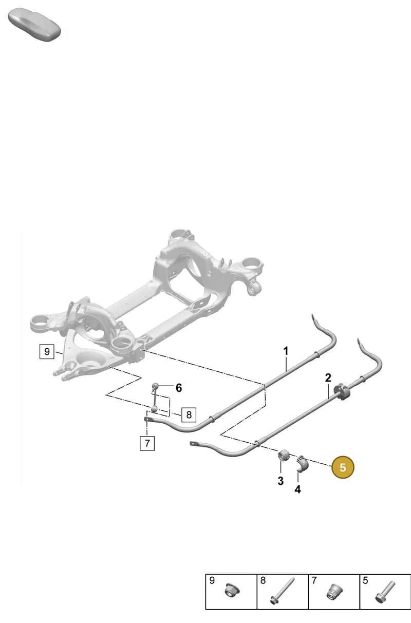 9A700861500 — Porsche Taycan Sport Turismo (2023-2025) diagram p64502100, position 5