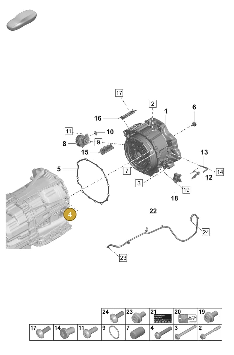 9A700863500 — Porsche Panamera (2020-2023) diagram p58901010, position 4