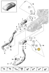 9A700866400 Porsche Clip