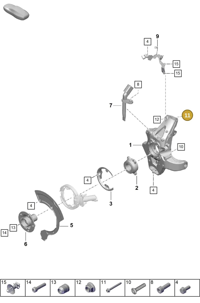 9A700867700 — Porsche Cayman (2019-2022) diagram p55501000, position 11