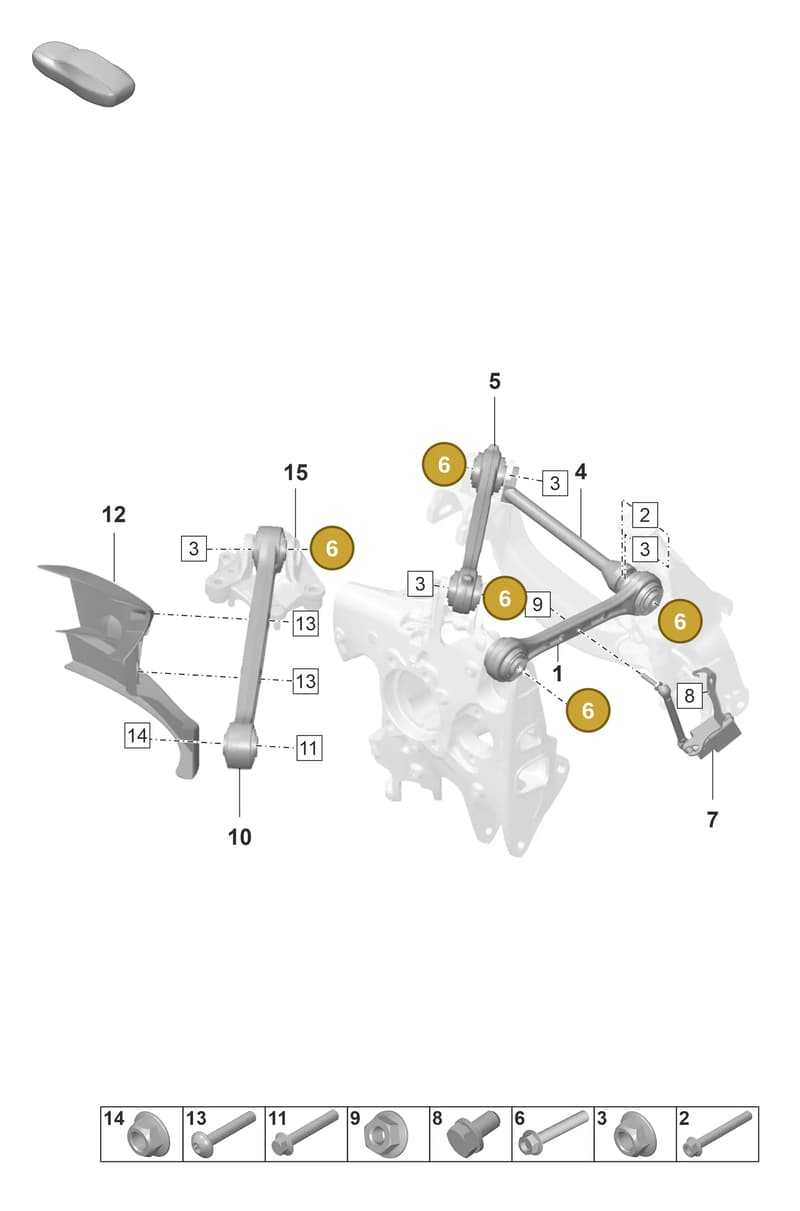 9A700867700 — Porsche 911 (2021-2022) diagram p59501050, position 6