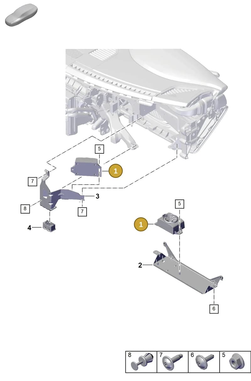 9A703570900 — Porsche 911 (2024-2025) diagram p63914500, position 1