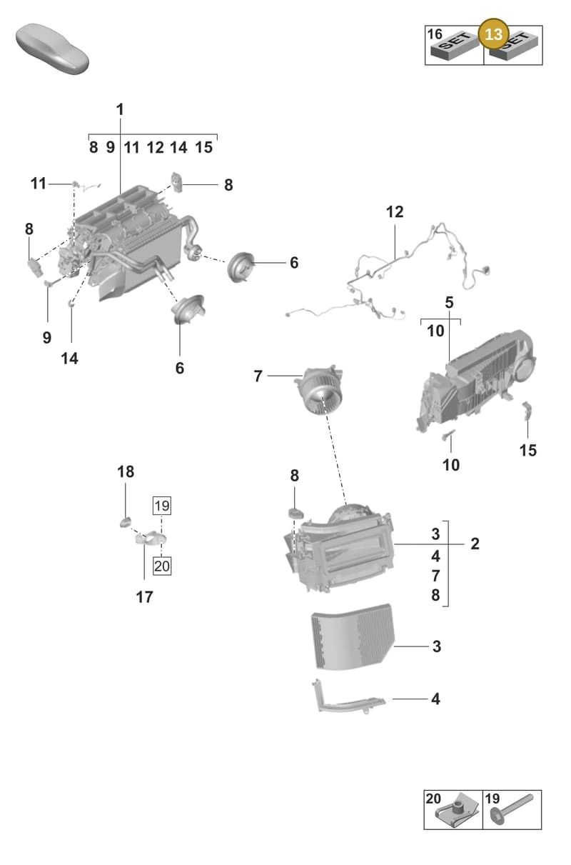 9A706811700 — Porsche Taycan Sport Turismo (2023-2025) diagram p56814000, position 13