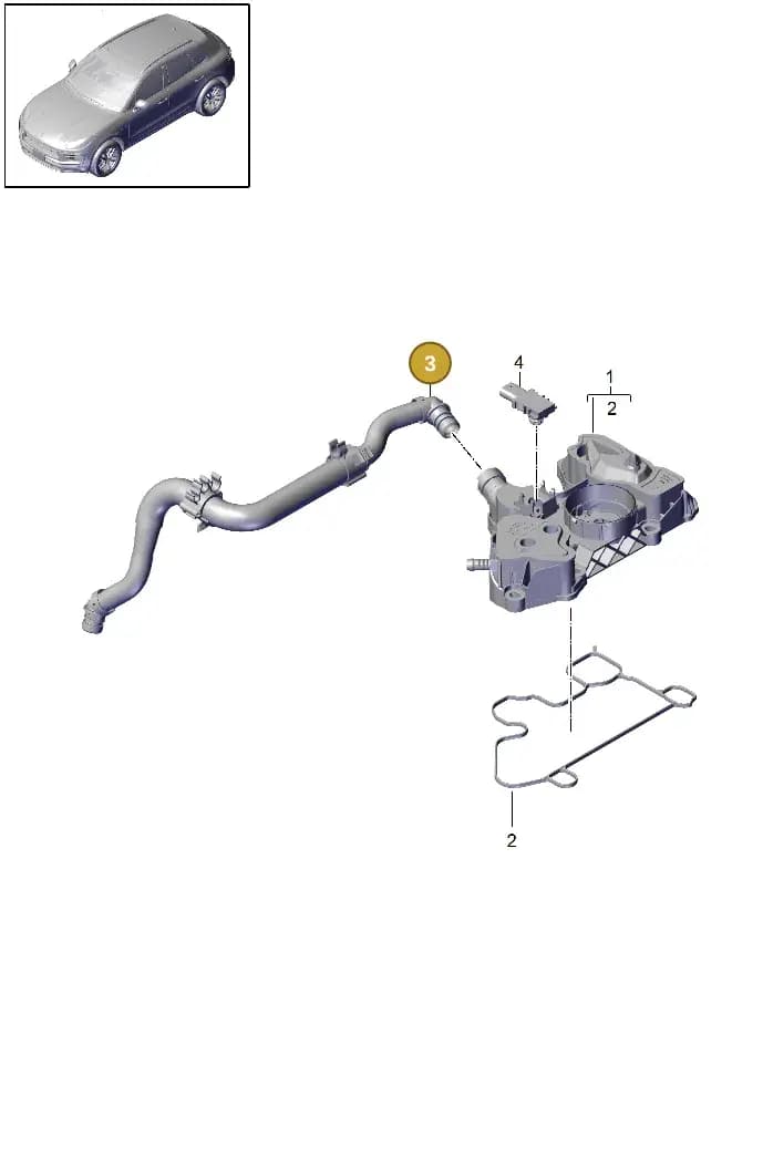 9A7103213 — Porsche Macan (2018-2022) diagram p52107380, position 3