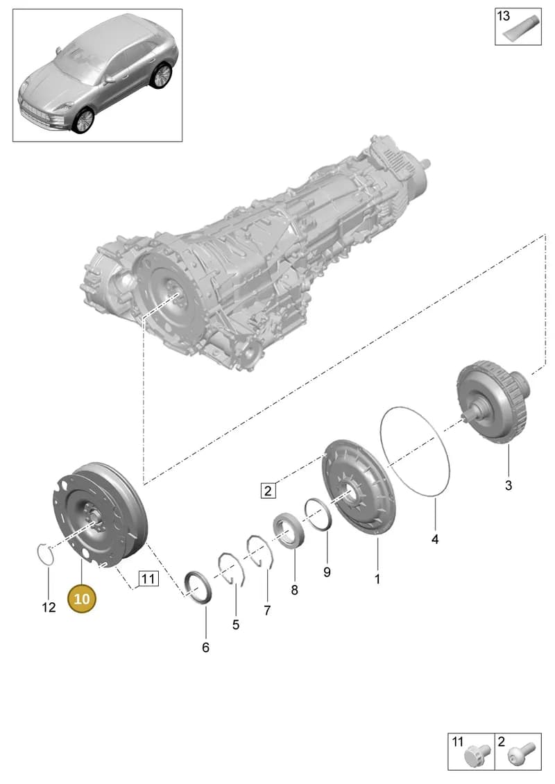 9A710531740 — Porsche Macan (2018-2022) diagram p52302210, position 10