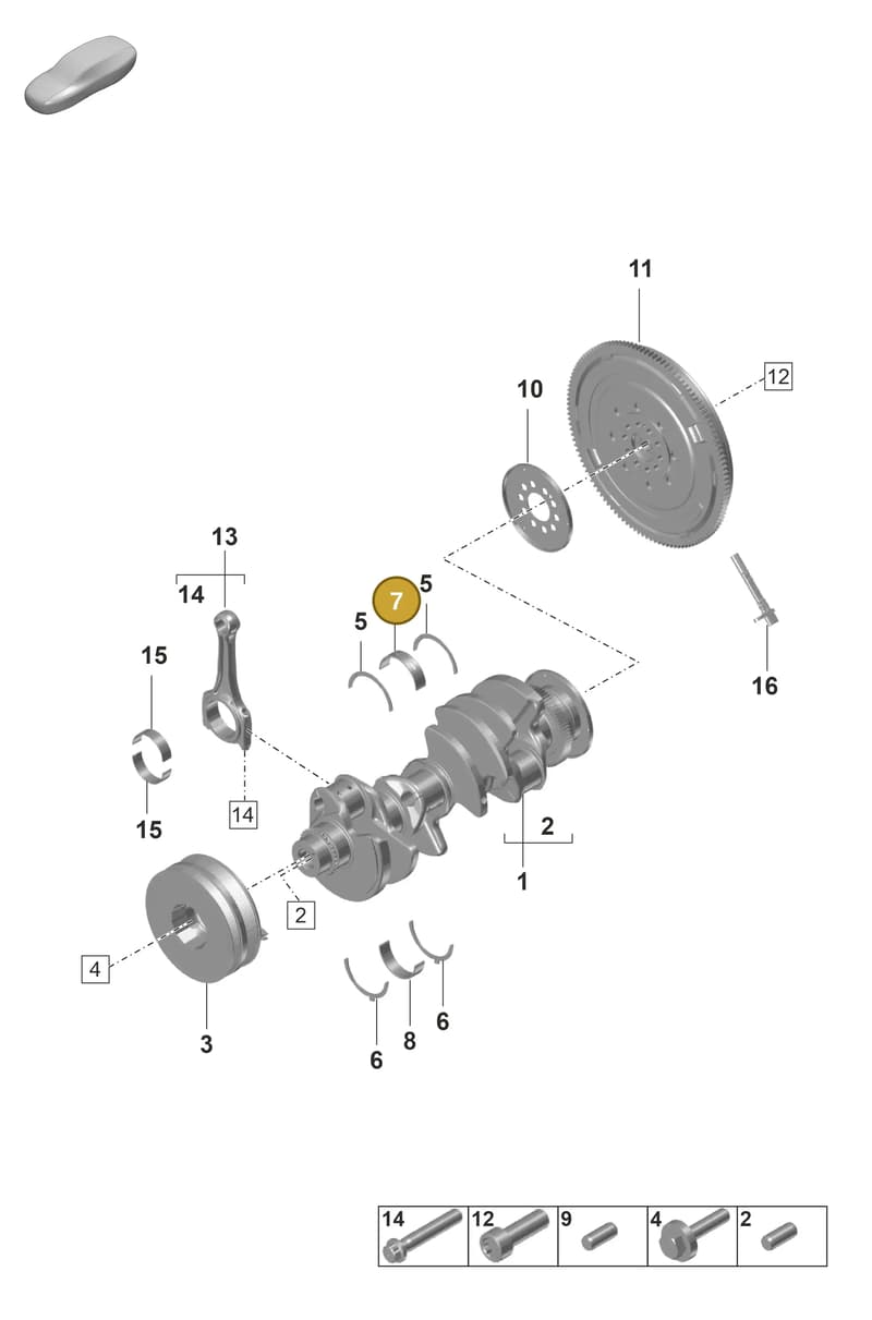 9A710556103 — Porsche Panamera (2023-2025) diagram p58102000, position 7