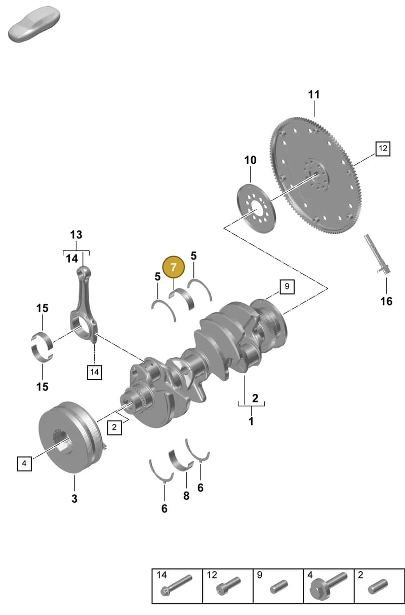 9A710556103 — Porsche Cayenne Coupe (2023-2023) diagram p60102020, position 7