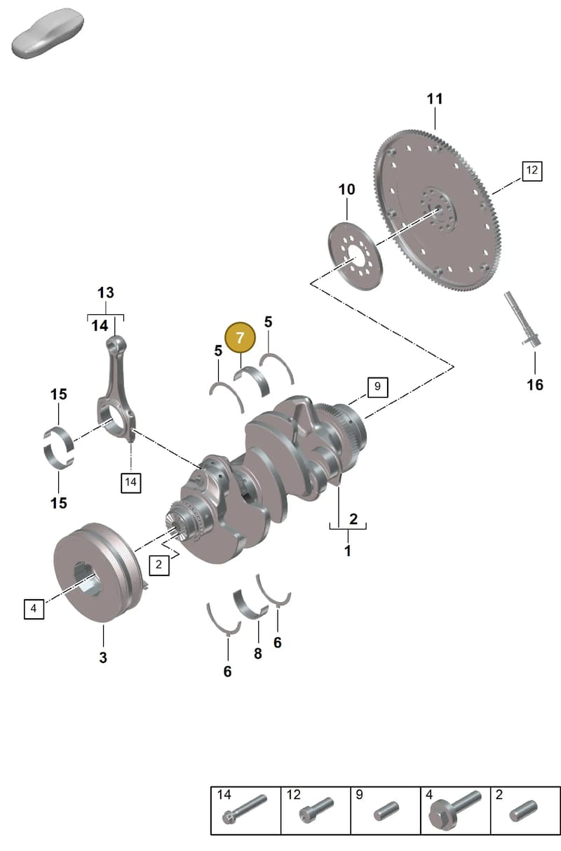 9A710556103 — Porsche Cayenne Coupe (2023-2023) diagram p60102010, position 7