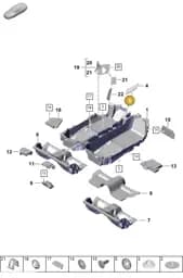 9A710726401 Porsche Clamping Washer