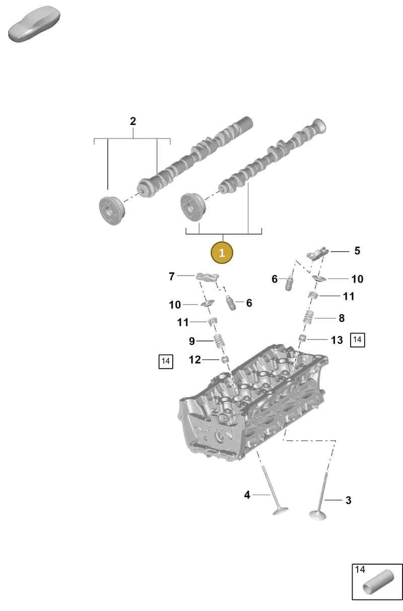 9A7109021 — Porsche Cayenne Coupe (2023-2023) diagram p60103100, position 1