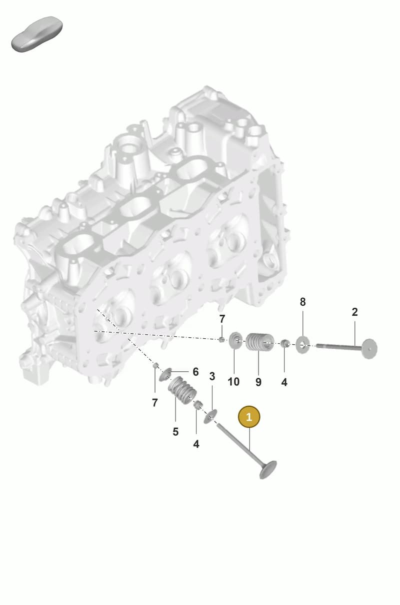 9A710960101 — Porsche 911 (2024-2025) diagram p53103010, position 1