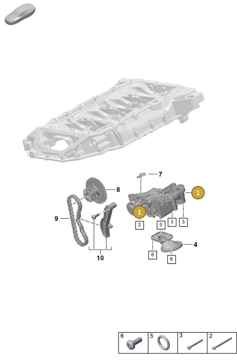 9A7115105 — Porsche Cayenne Coupe (2023-2023) diagram p60104000, position 1