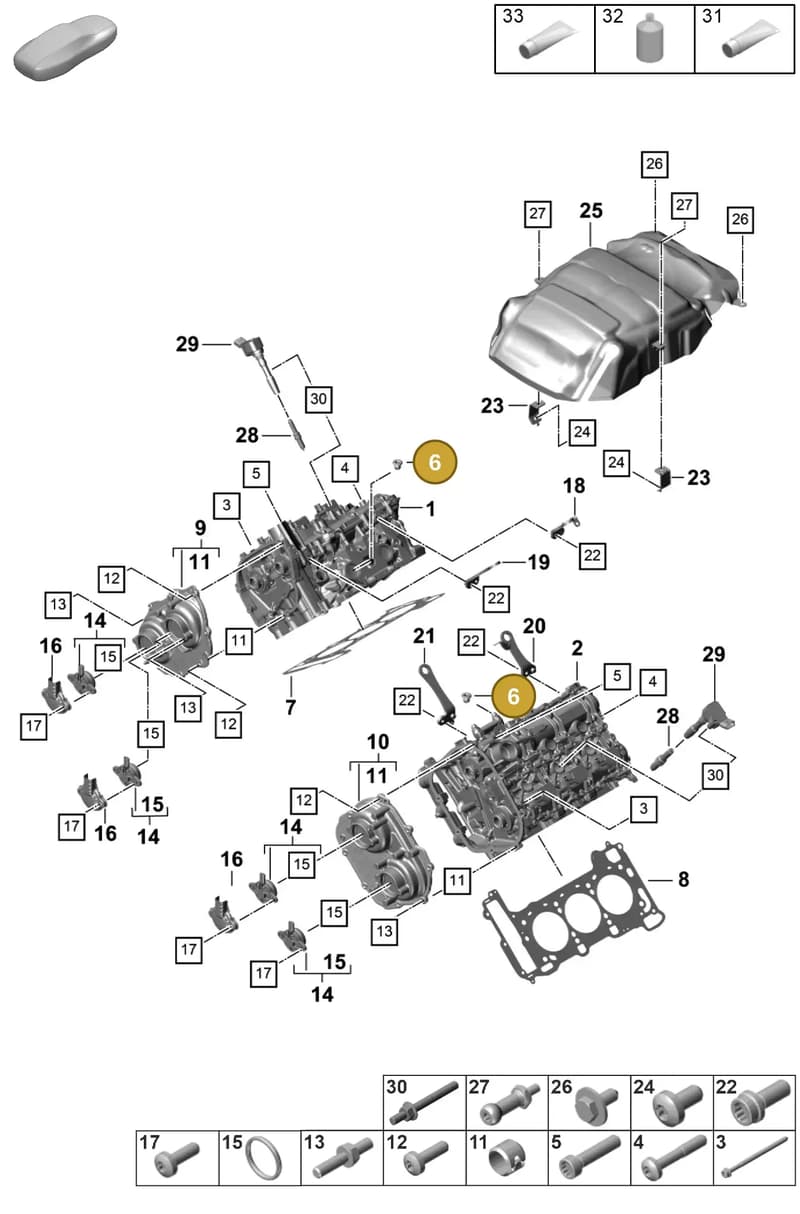 9A712134901 — Porsche Panamera (2023-2025) diagram p58103010, position 6