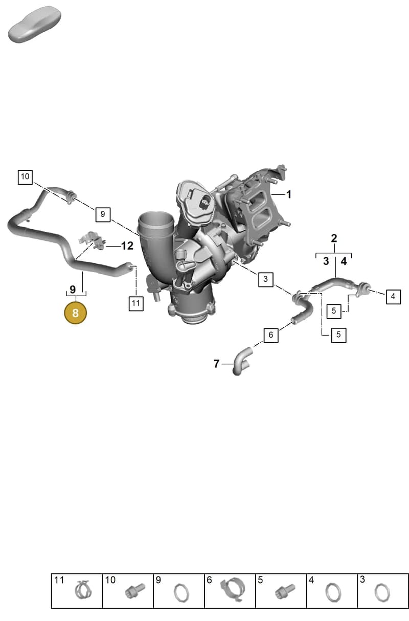 9A7121492B — Porsche Cayenne Coupe (2023-2023) diagram p60202100, position 8