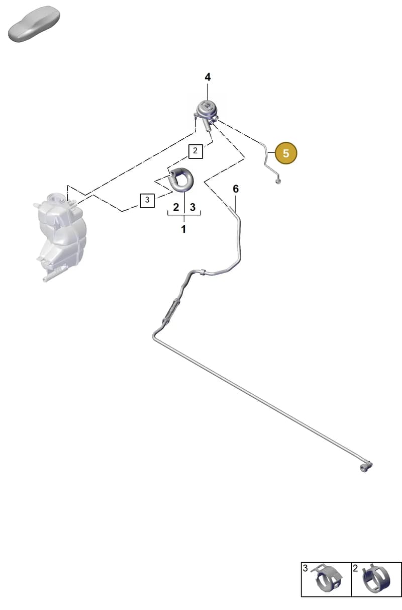 9A712244710 — Porsche Panamera (2023-2025) diagram p62105340, position 5