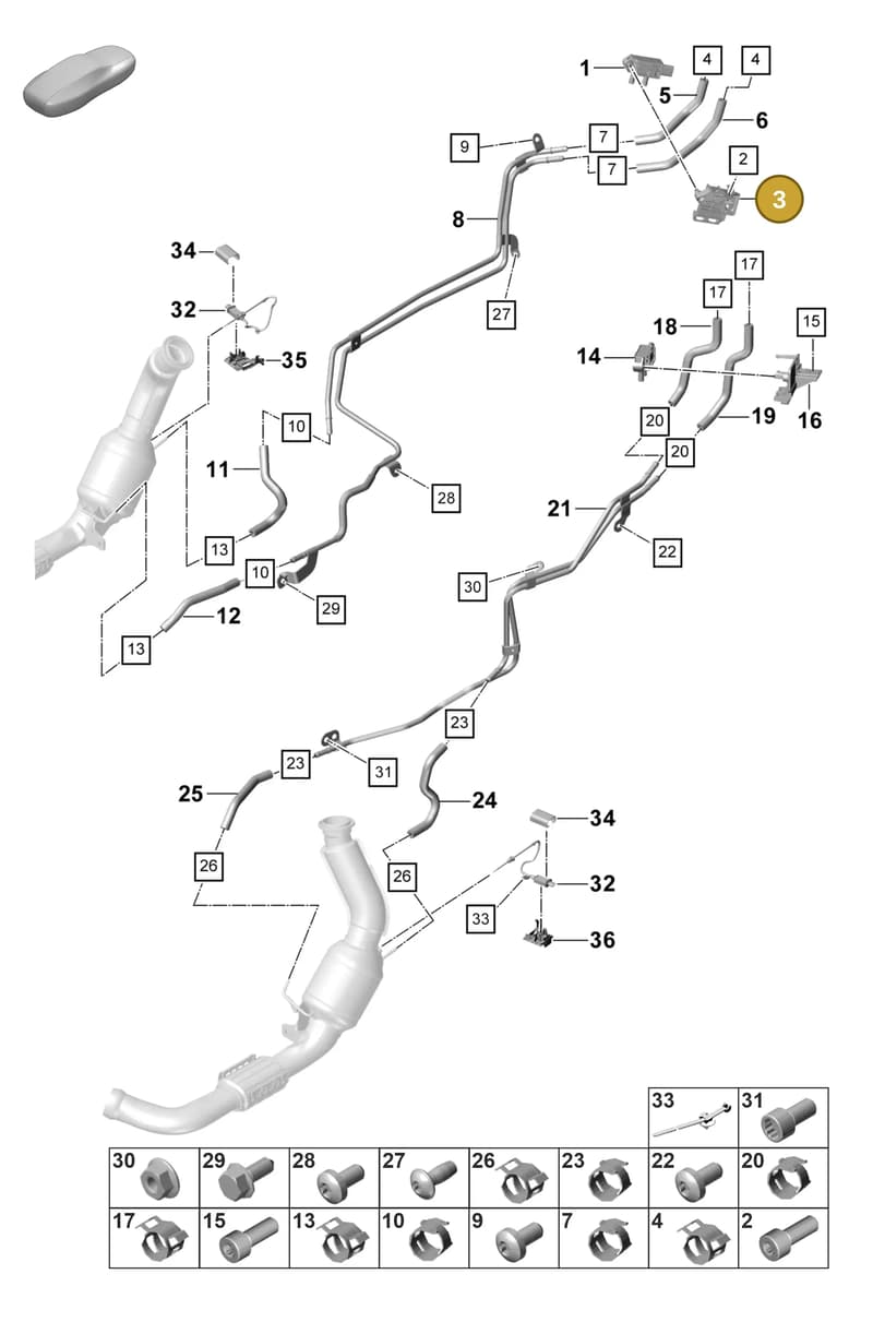 9A7131685 — Porsche Panamera (2023-2025) diagram p58202310, position 3