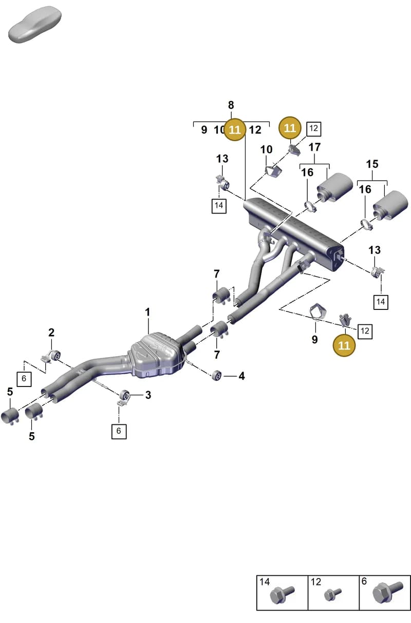 9A7133246A — Porsche Cayenne Coupe (2023-2023) diagram p60203130, position 11