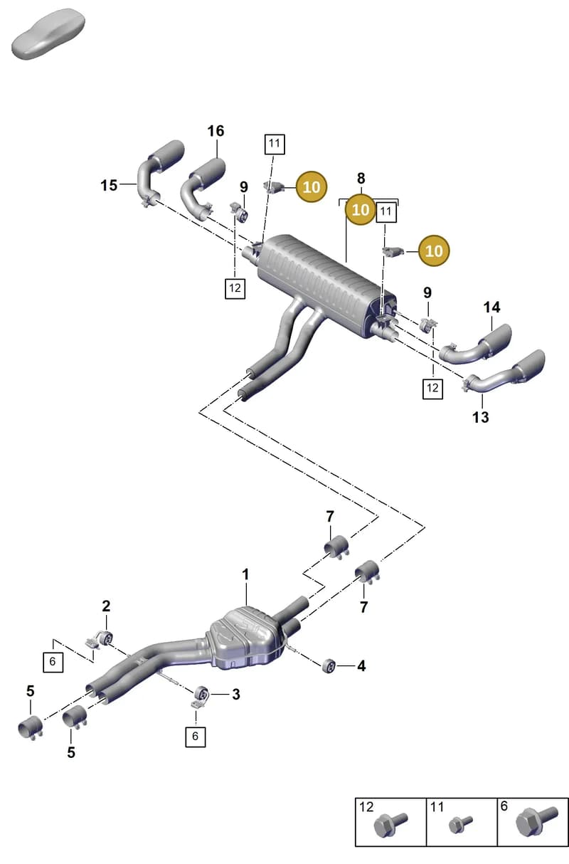 9A7133246A — Porsche Cayenne Coupe (2023-2023) diagram p60203040, position 10