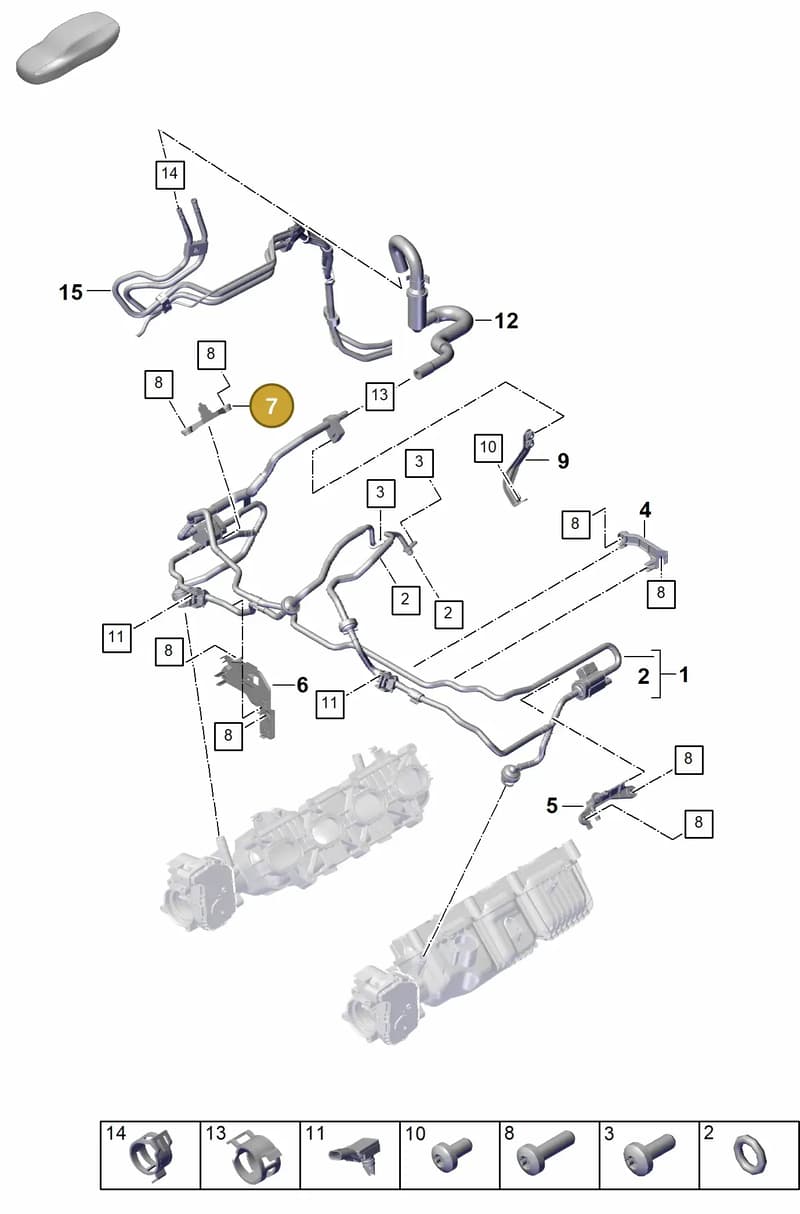 9A713351900 — Porsche Cayenne Coupe (2023-2023) diagram p60107320, position 7