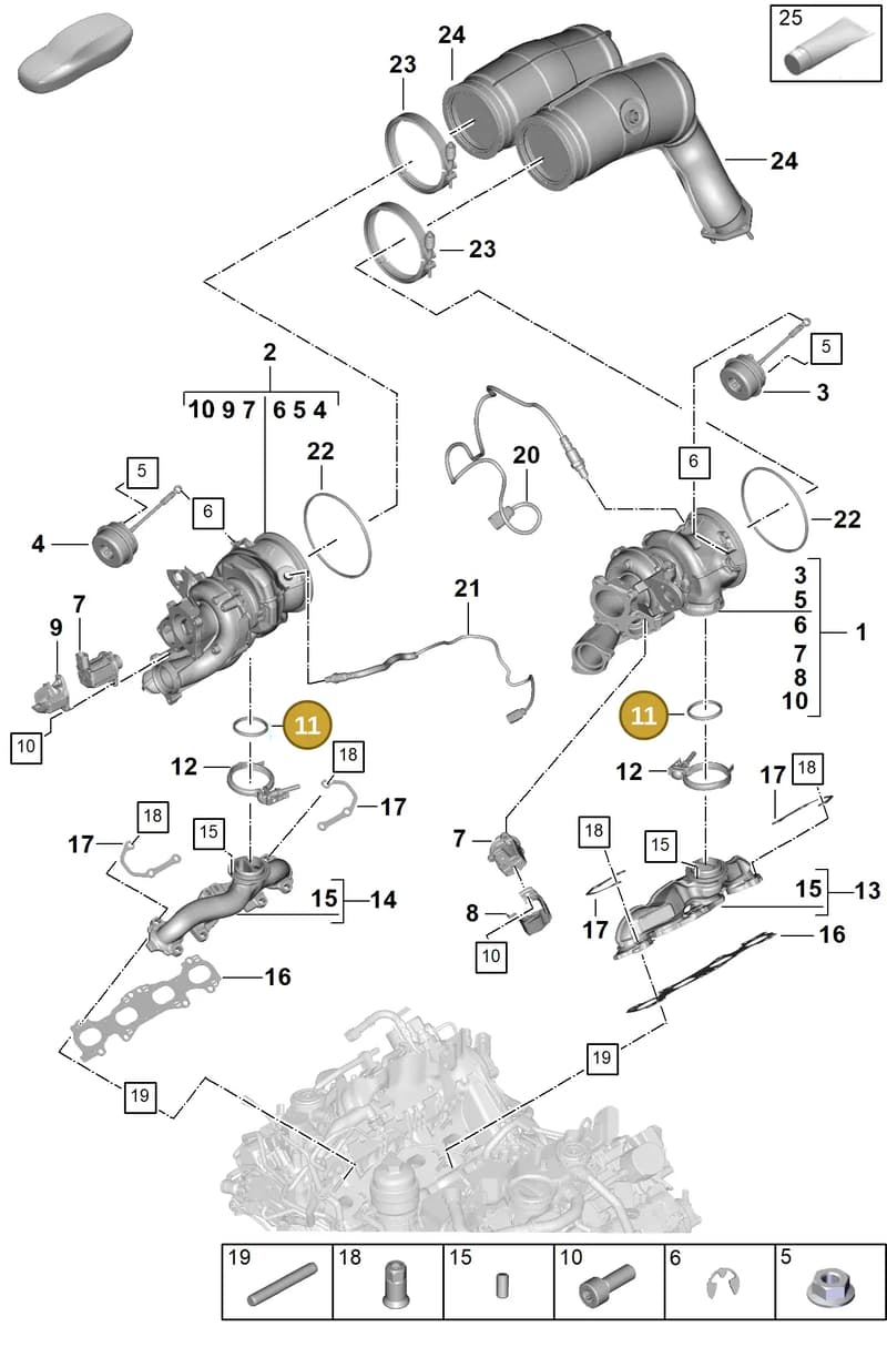 9A714503900 — Porsche Cayenne Coupe (2023-2023) diagram p60202020, position 11