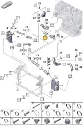 9A714540500 Porsche Connecting Pipe
