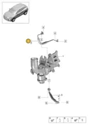 9A7145778 Porsche Pressure Line