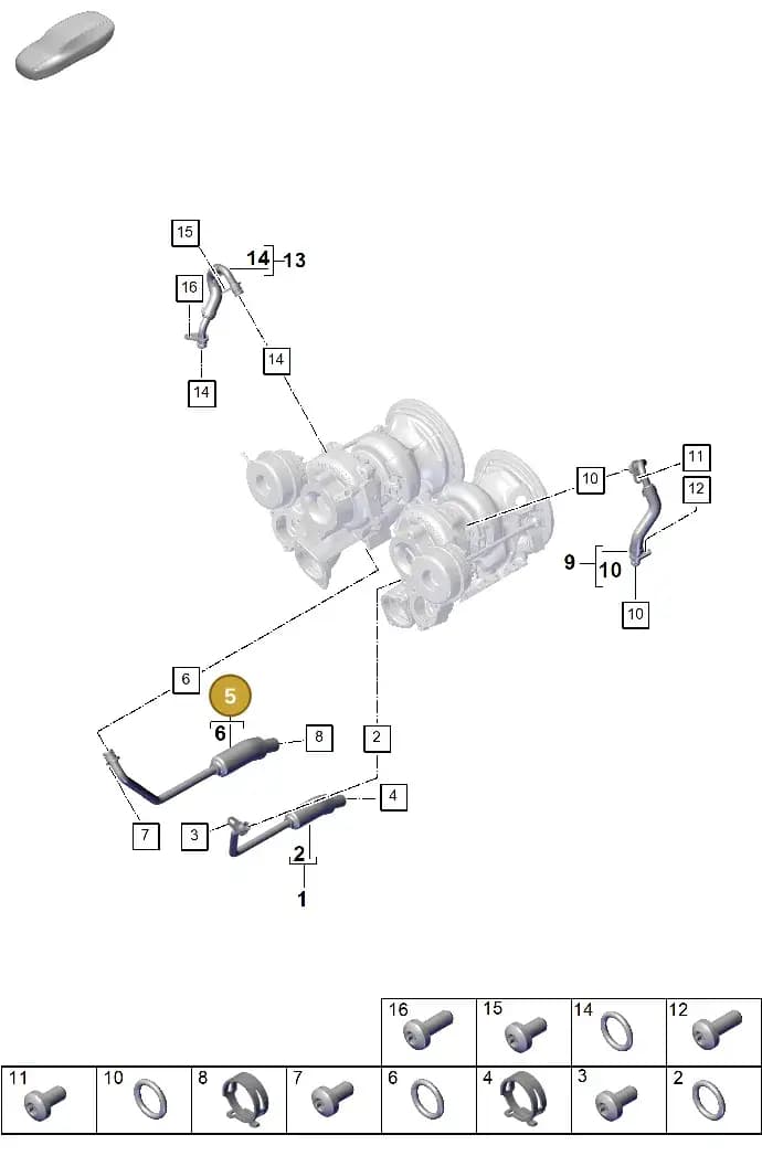 9A714591011 — Porsche Panamera (2023-2025) diagram p62202110, position 5