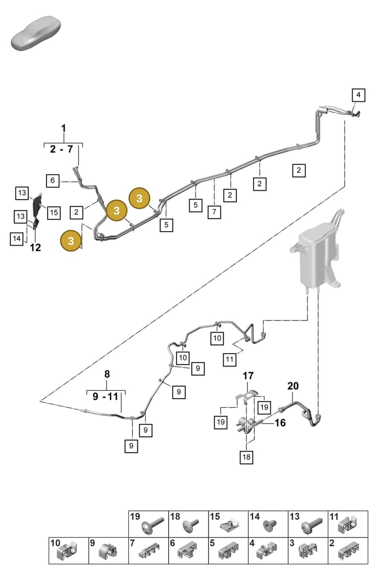 9A720117105 — Porsche Panamera (2023-2025) diagram p58201100, position 3