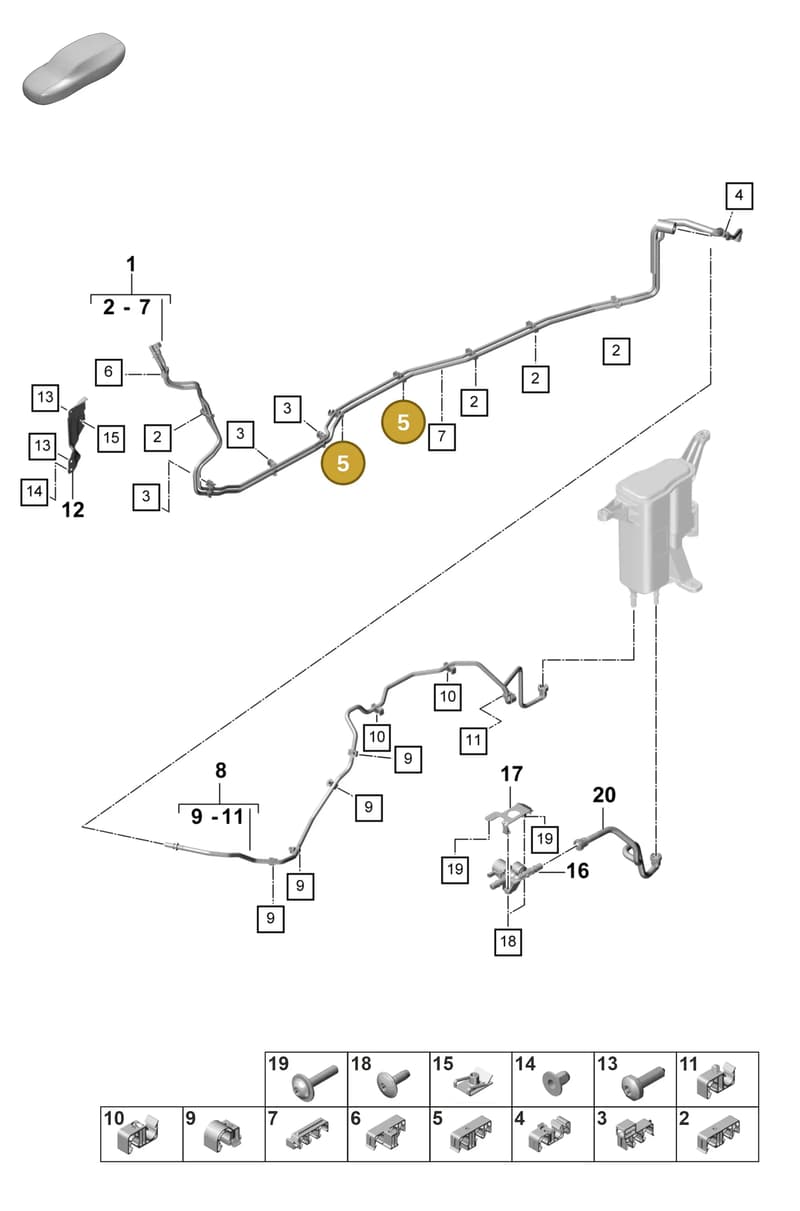 9A720117115 — Porsche Panamera (2023-2025) diagram p58201100, position 5