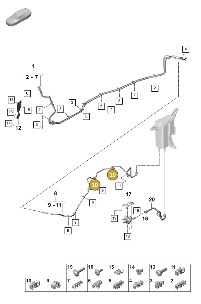 9A720117135 — Porsche Panamera (2023-2025) diagram p58201100, position 10