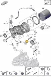 9A725308200 Porsche Exhaust Pipe