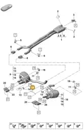 9A725352100 Porsche Brace